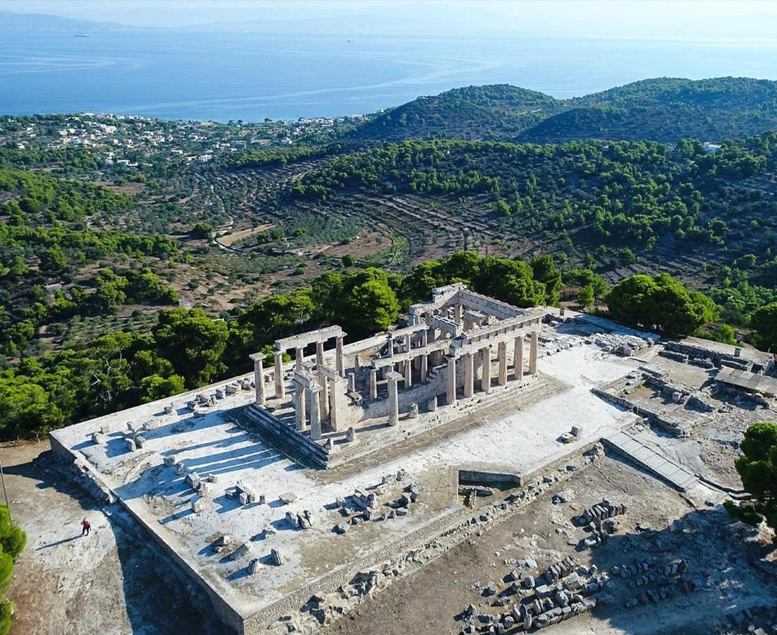 Παραθαλασσια Στουντιο Μιχαλιας Sea View Studio Michalias Agia Marina  Exterior photo