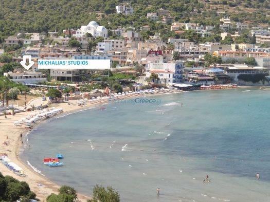 Παραθαλασσια Στουντιο Μιχαλιας Sea View Studio Michalias Agia Marina  Exterior photo