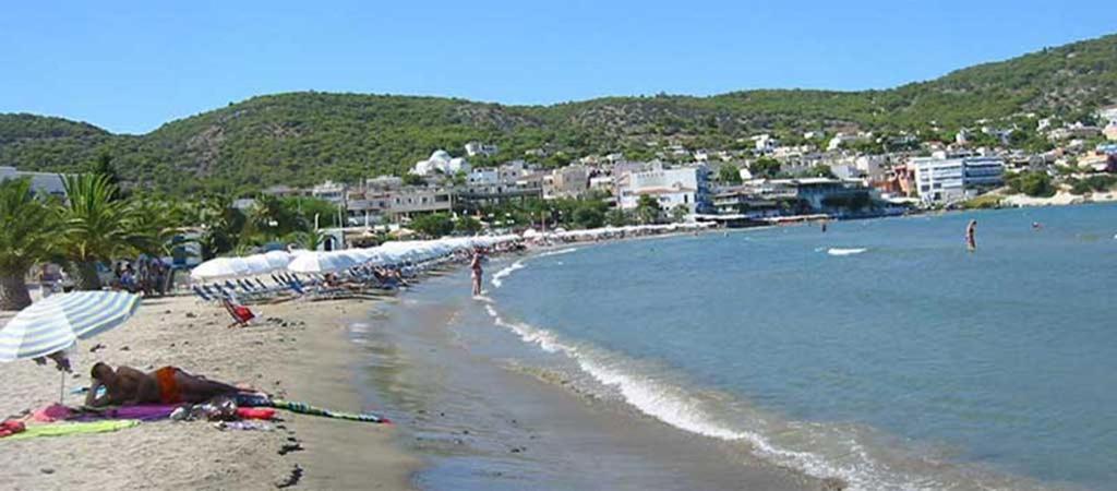 Παραθαλασσια Στουντιο Μιχαλιας Sea View Studio Michalias Agia Marina  Exterior photo